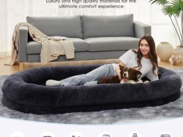 Large Human Dog Bed $109.99 After Coupon (Reg. $239.99) + Free Shipping – Prime Member Exclusive