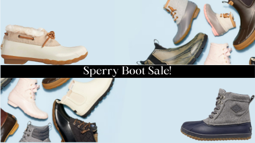 Sperry Boot Sale | $49 Adult Boots & $29 Kids Boots