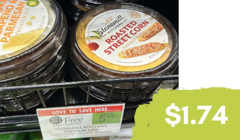 $1.74 Stonemill Kitchens Premium Dip (reg. $5.49) at Publix