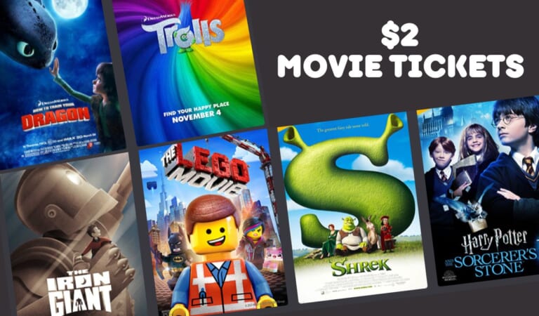 $2 Kids Flicks Every Saturday at Regal Theatres