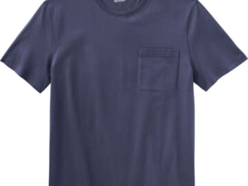 Duluth Trading Co. Men's 40 Grit Standard Fit Crew w/ Pocket for $10 + free shipping w/ $50