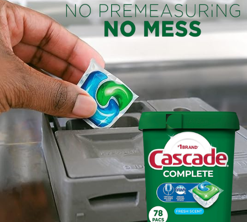 Cascade Complete 78-Count Dishwasher Pods as low as $11.23 After Coupon (Reg. $21) + Free Shipping – 14¢/Pod