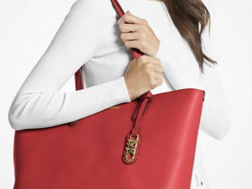 Michael Michael Kors Eliza Extra-Large Pebbled Leather Reversible Tote Bag for $87 + free shipping