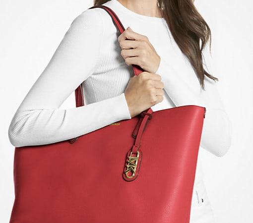 Michael Michael Kors Eliza Extra-Large Pebbled Leather Reversible Tote Bag for $87 + free shipping