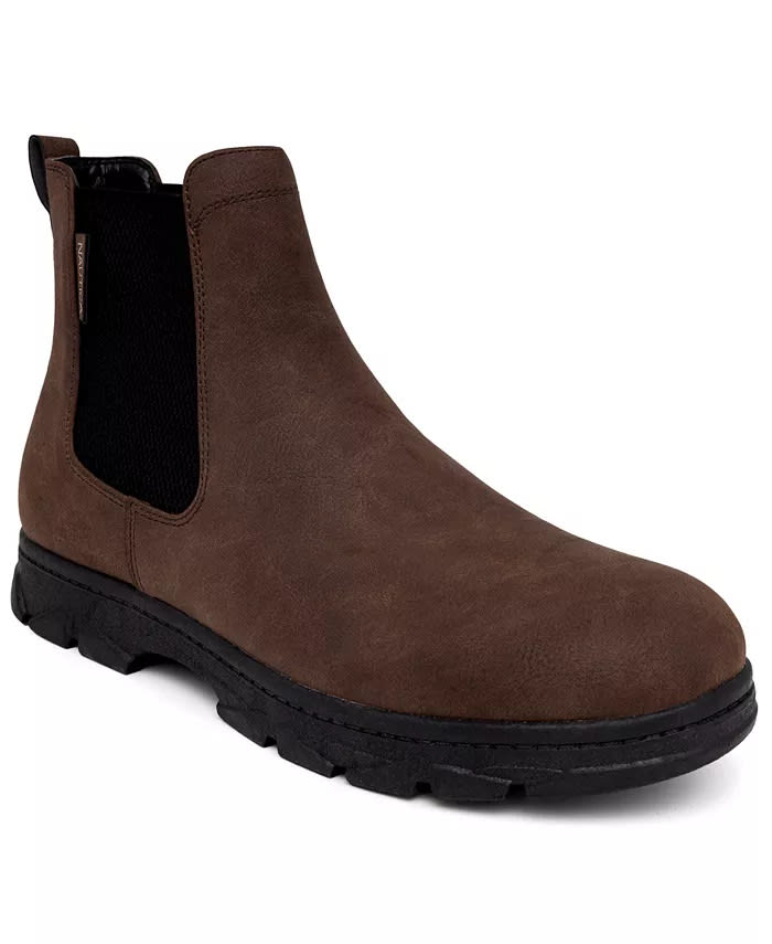 Nautica Men's Wuzer Chelsea Boots for $30 + free shipping