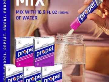 Propel Powder Packets 4 Flavor Variety Pack, 50-Count 10.20 Shipped Free (Reg. $15.39) – Pepsi, Frito-Lay, Gatorade and more