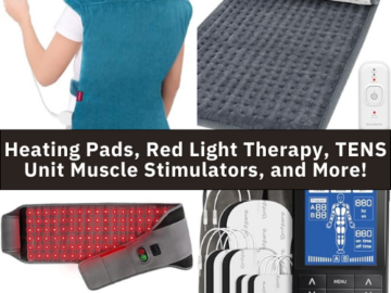Heating Pads, Red Light Therapy, TENS Unit Muscle Stimulators, and More from $12.79 After Coupon (Reg. $19.99+)