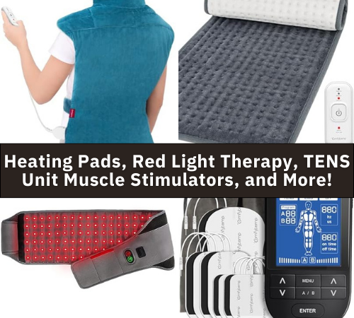 Heating Pads, Red Light Therapy, TENS Unit Muscle Stimulators, and More from $12.79 After Coupon (Reg. $19.99+)