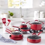 Amazon Basics Aluminum Cookware Set, 12-Piece $56 Shipped Free (Reg. $78)