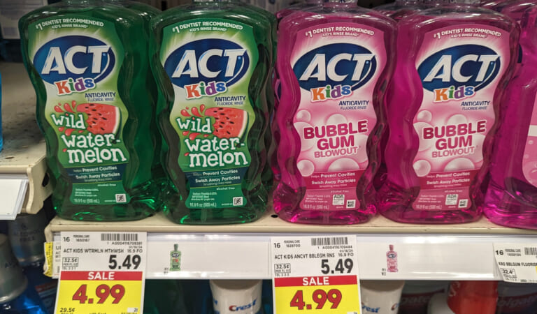 Act Mouthwash As Low As $2.74 At Kroger