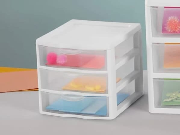 Sterilite Small 3 Drawer Desktop Unit only $7.97 (Reg. $19!)