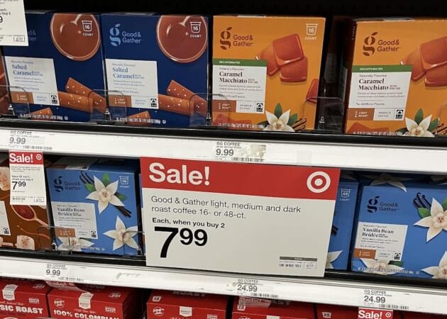 *HOT* Good & Gather Coffee Pods (48 count) only $7.99 at Target!