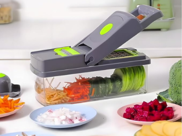 Prime Member Exclusive: 12 in 1 Vegetable Chopper $9.99 Shipped Free (Reg. $17)