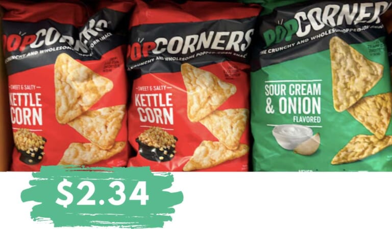 $2.34 PopCorners Popped Corn Snacks