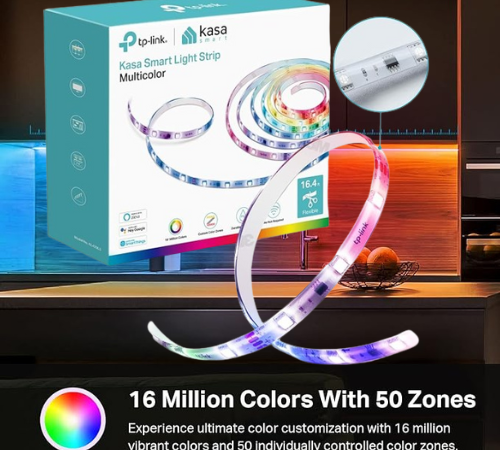 Kasa 16.4ft RGBIC Smart LED Light Strip $26.99 (Reg. $40)