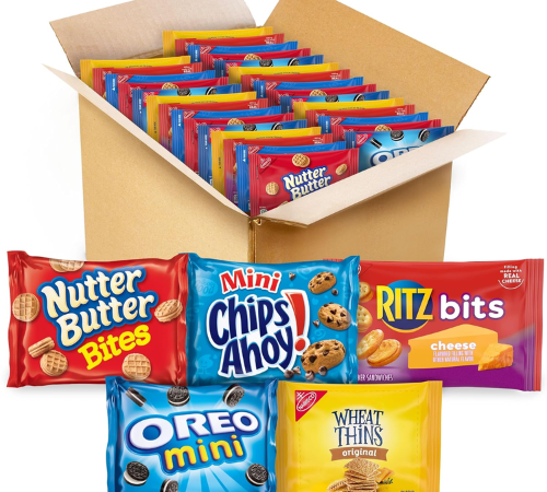 Nabisco 50-Pack Cookie & Cracker Variety Snack Packs as low as $13.77 After Coupon (Reg. $26.26) + Free Shipping – 28¢/Bag – Oreo, Chips AHOY!, Ritz Bits & More