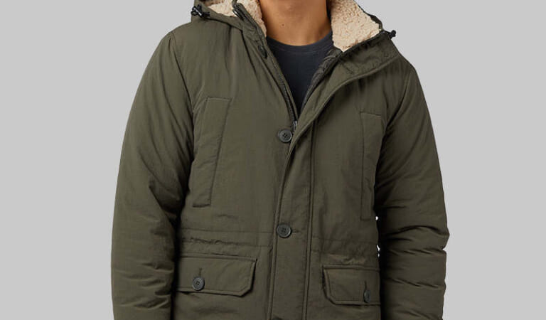 32 Degrees Men's Commuter Tech Sherpa-Lined Parka for $32 + free shipping