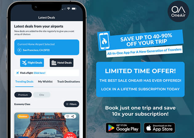 OneAir Elite Plan Lifetime Subscription for $80