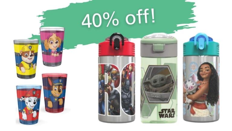 Amazon | 40% Off Zak Designs Drinkware