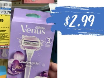 $2.99 Venus ComfortGlide Razors at CVS