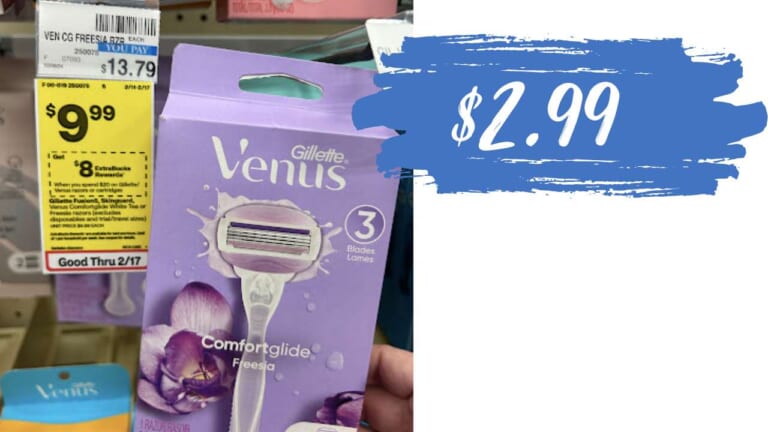 $2.99 Venus ComfortGlide Razors at CVS