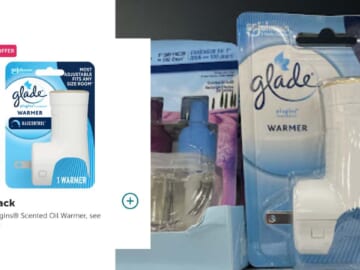 FREE Glade Plugins Scented Oil Warmer with Ibotta Offer!