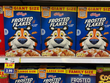 Giant Size Boxes Of Kellogg’s Cereal As Low As $3.64 At Kroger (Regular Price $6.99)