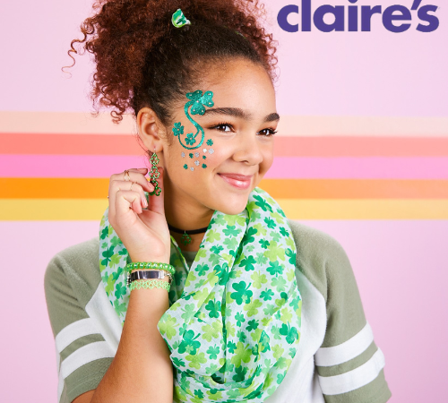 Claire’s 30% OFF St. Patrick’s Day Accessories with code luckyatclaires