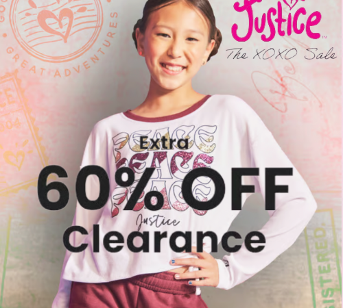 Justice: Extra 60% Off Clearance!