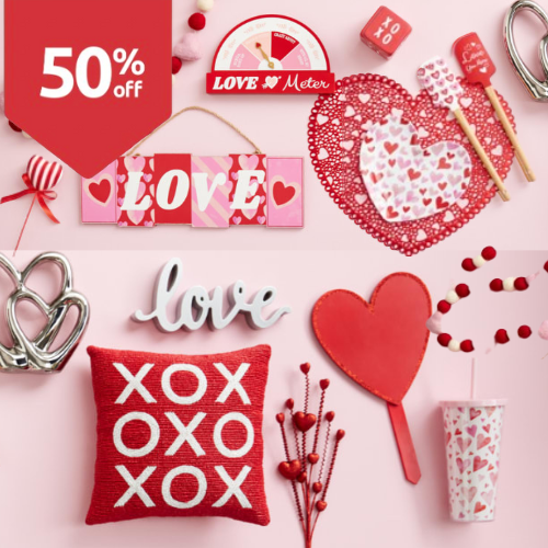 AtHome: Score 50% Off Valentine’s Day Clearance!