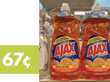 67¢ Ajax Dish Soap at Publix