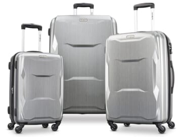 Samsonite Pivot 3-Piece Hardside Spinner Set for $220 + free shipping