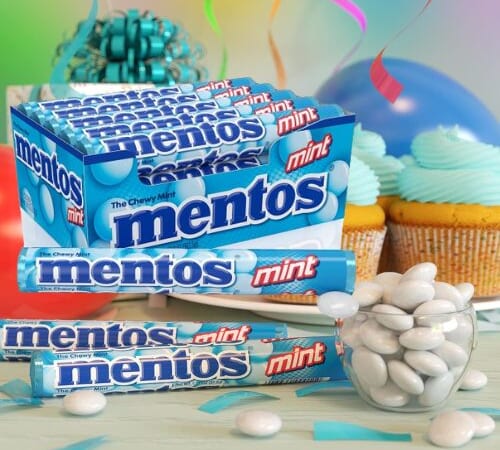 Mentos Chewy Mint Candy Roll, 210-Count as low as $6.97 After Coupon (Reg. $11.98) + Free Shipping – 3¢/Candy