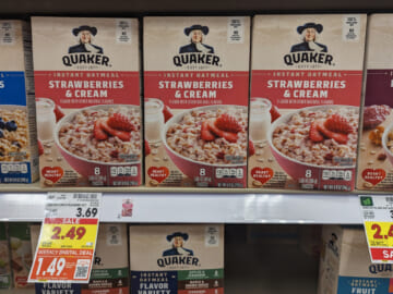 Quaker Instant Oatmeal Just $1.49 At Kroger