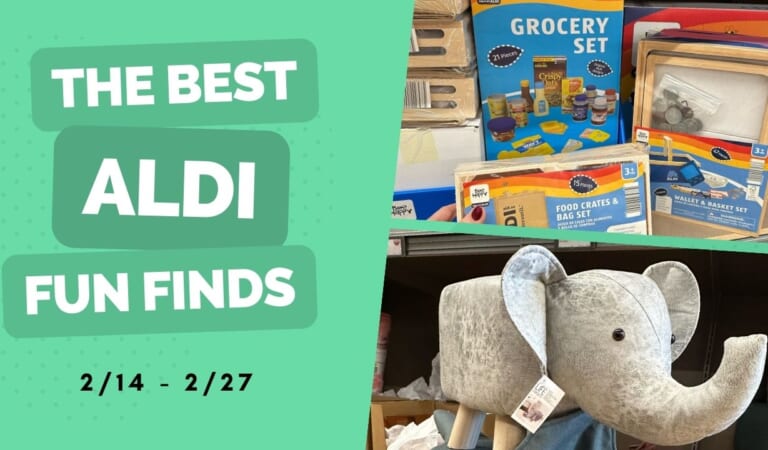 Aldi Fun Finds | New Kid Room Stuff + The PERFECT Toy Shopping Cart