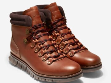 Cole Haan Men's ZERØGRAND Waterproof Hiker Boots From $80 + free shipping