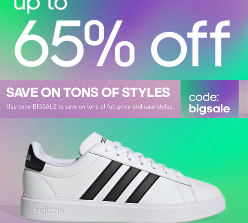 adidas Up to 65% off President’s Day Sale with code BIGSALE