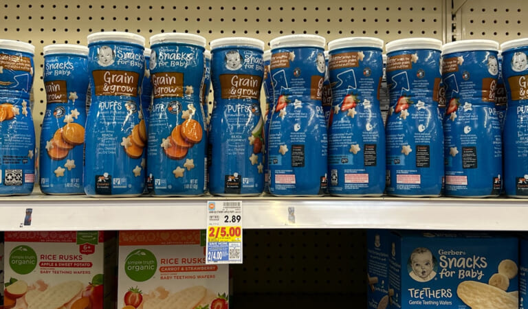 Gerber Snacks As Low As $2 At Kroger