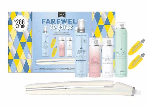 Drybar Reserve Vibrating Flat Iron & Detox Dry Shampoo Hair Set