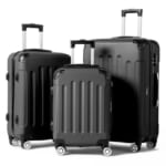 Zimtown 3-Piece Hardside Spinner Suitcase Luggage Set for $90 + free shipping