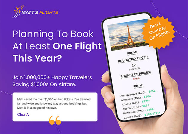 Matt's Flights Premium Plan Subscription: 1-Year for $70, Lifetime for $80 + $0.99 handling