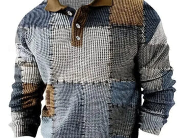 Rogoman Men's Waffle Shirt for $14 + free shipping