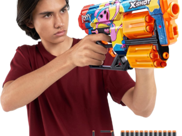 X-Shot Skins Dread Blaster Poppy Playtime Toy Foam Blaster $6.95 (Reg. $15) – Includes 12 Darts