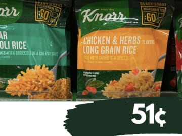 51¢ Knorr Pasta & Rice Sides at Publix
