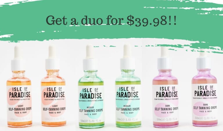 Isle of Paradise Self-Tanning Drops 2-Pack $39.98 Shipped (reg. $48)!