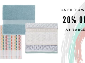 Target | 20% Off Bath Towels | Ends Today!