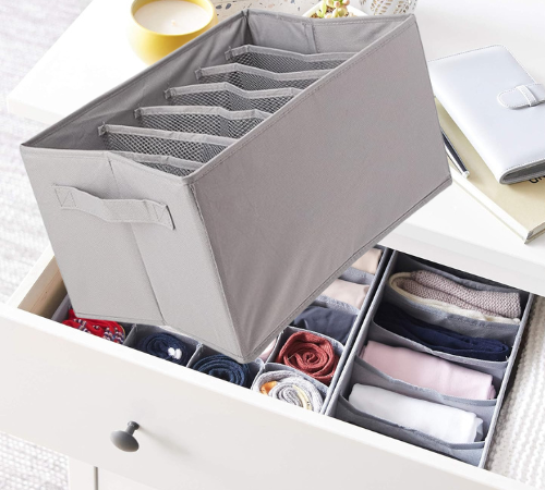 Amazon Basics 2-Pack Underwear Dresser Drawer Organizers $5.89 (Reg. $11) – $2.95 each