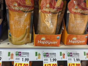 Happy Baby Organics Cleary Crafted Pouches Just $1.50 Each At Kroger
