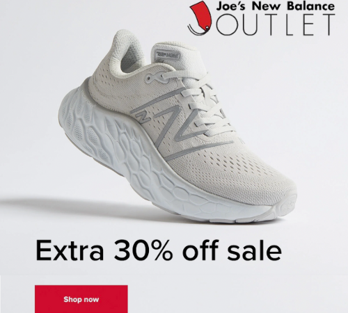 Joe’s New Balance Outlet: Take an additional 30% Off select styles!