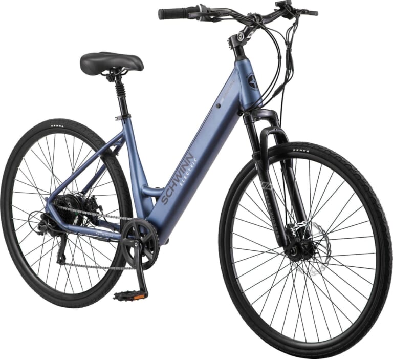 Schwinn Adult 700c Ingersoll Electric Hybrid Throttle Bike for $700 + free shipping